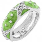 Light Green Boogie Down Enamel Ring