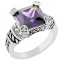 Amethyst Eyes Ring