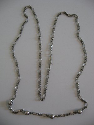 Silver Tone Birthstone Chain