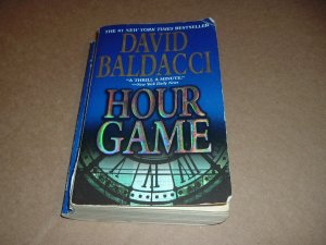 Hour Game (by David Baldacci) Paperback Book, serial killer murder mystery, For Sale