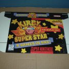 BRAND NEW Kirby: Super Star "FOR DISPLAY ONLY" Authentic SNES Game Box RARE Superstar FOR SALE BRAND NEW Kirby: Super Star "FOR DISPLAY ONLY" Authentic SNES Game Box RARE Superstar FOR SALE