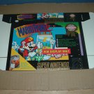 BRAND NEW Mario Paint "FOR DISPLAY ONLY" Authentic SNES Game Box, VERY RARE item FOR SALE BRAND NEW Mario Paint "FOR DISPLAY ONLY" Authentic SNES Game Box, VERY RARE item FOR SALE