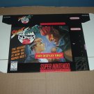 BRAND NEW Street Fighter Alpha 2 "FOR DISPLAY ONLY" Authentic SNES Game Box RARE item FOR SALE BRAND NEW Street Fighter Alpha 2 "FOR DISPLAY ONLY" Authentic SNES Game Box RARE item FOR SALE