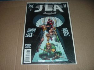 JLA #8 VERY FINE+ (DC Comics, Grant Morrison) justice league of america comic For Sale