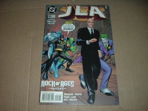 JLA #15 Double-Sized Issue (DC Comics, Grant Morrison) justice league of america comic For Sale