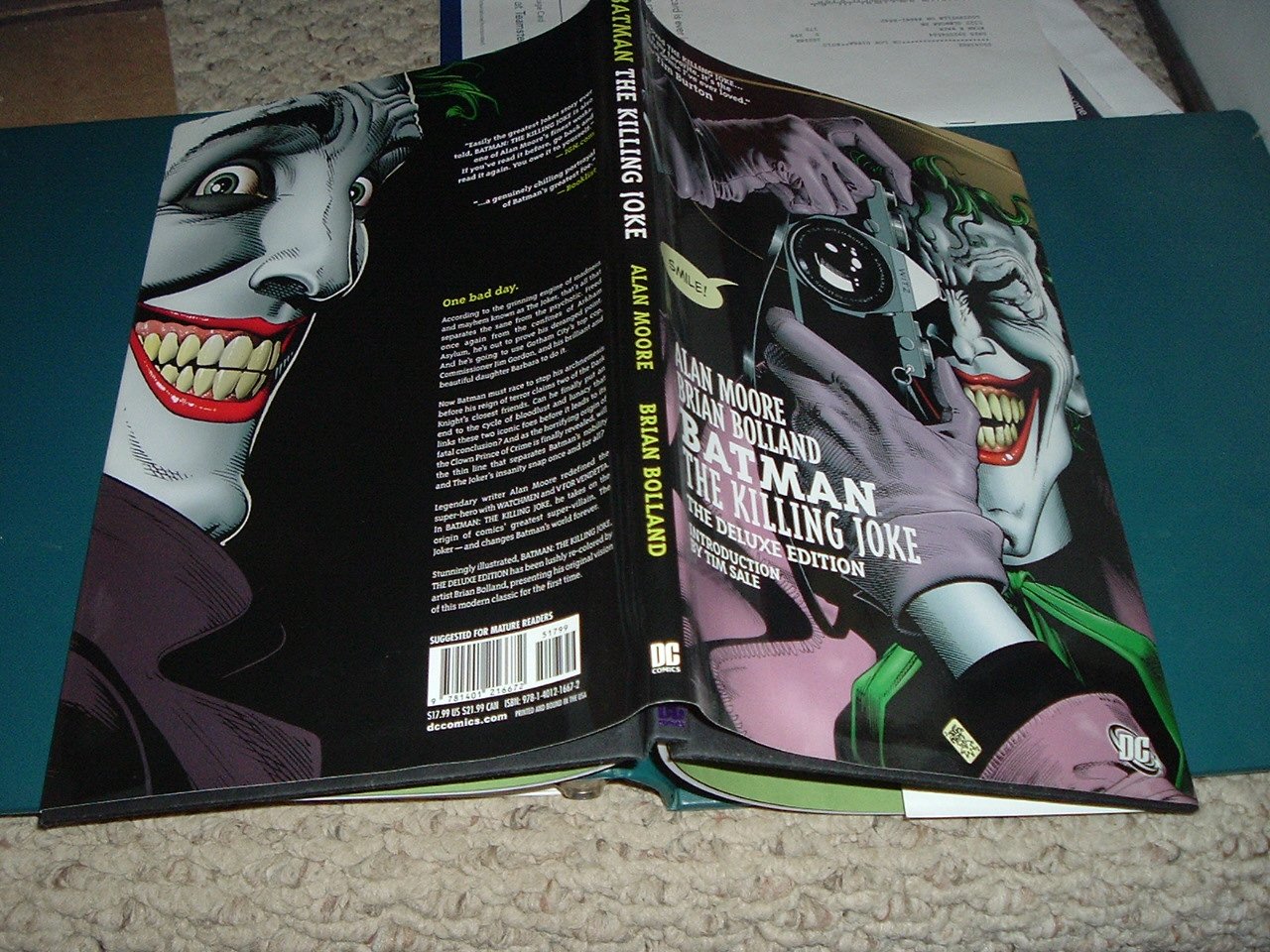 Batman: The Killing Joke Deluxe Hardback Alan Moore HC Hard Cover Joker com...