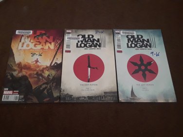 Old Man Logan #8, 9, 10 (Marvel Comics 2016) Lemire stories, Last Ronin, comic lot run for sale
