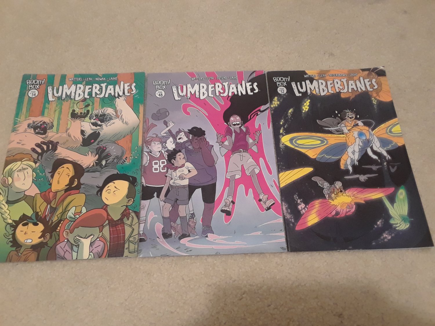 Lumberjanes 34, 48, and 52 (Boom! Box Entertainment Comics) 3 comic lot for sale
