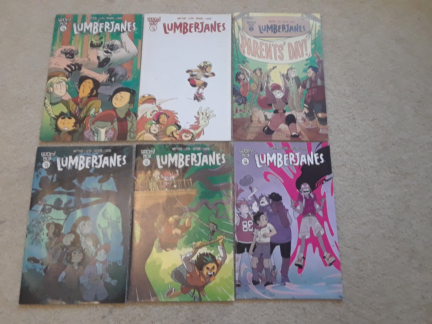 Lumberjanes 34, 36, 37, 39, 42 and 48 (Boom! Box Entertainment Comics) 6 comic lot for sale