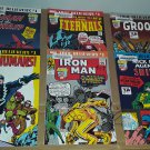 True Believers Kirby 100th 6-Issue lot. Iron Man, Groot, Eternals, Inhumans, Nick Fury, Ant Man Wasp