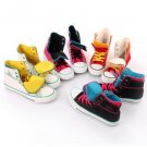 Women shoes High top multi color Canvas sneakers