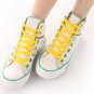 Women shoes High top multi color Canvas sneakers