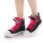Women shoes High top multi color Canvas sneakers