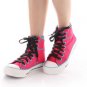 Women shoes High top multi color Canvas sneakers