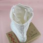 Women shoes PUNK white canvas boots lace up sneakers knee high