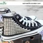 100Pcs 8mm Silver Color Pyramid Rivet STUDS for Craft Punk Look