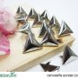100Pcs 15mm Antique Bronze triangle STUDS