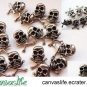 10Pcs Silver Color Skull Punk Rivet STUDS
