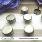 100Pcs 8mm Antique Bronze round STUDS