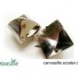 100Pcs 12mm Silver cone-shaped STUDS