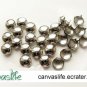 100Pcs 10mm Silver round Rivet STUDS