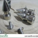 10pcs 10mm Bullet Spike Screw back Rivet Stud