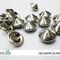 50pcs 10mm Silver Cone Rivet Studs