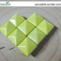 100Pcs 9mm yellowish green Pyramid Rivet STUDS