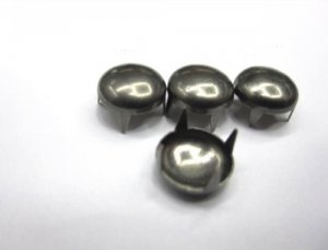 100pcs 7mm Gunmetal Round Rivet Stud