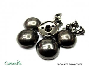 20pcs 13mm Gunmetal Round Rivet Stud