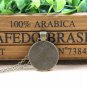 Photo Cabochon Cabochon Glass Vintage Bronze Chain Pendant Necklace