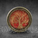 Life of Tree Glass Cabochon Bronze cabinet Dresser Knobs pull / Dresser Pull