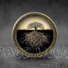 Life of Tree Glass Cabochon Bronze cabinet Dresser Knobs pull / Dresser Pull