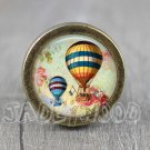 Balloon Glass Cabochon Bronze cabinet Dresser Knobs pull / Dresser Pull