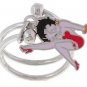 Betty Boop Sterling Silver Wrap Around Ring