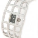 Anne Klein New York Women's Swiss Silvertone Cuff Bangle Watch