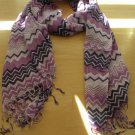 Scarf Missoni Style zig zag
