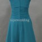 with Real Pictures Top Sale Short Chiffon V-neck Formal Dress/Evening Dresses
