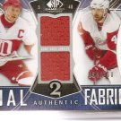 2009-10 SP Game Used Authentic Fabrics Dual #AF2LZ  Lidstrom/Zetterberg