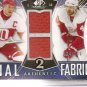 2009-10 SP Game Used Authentic Fabrics Dual #AF2LZ  Lidstrom/Zetterberg