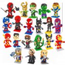 Buy Avengers Q Version Super Hero Diamond Mini figures Building Blocks toy Bricks Deadpool Superman
