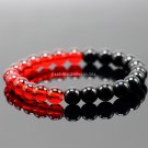 Buy Agate Etone Buddha Bracelet Bangle Red With Black Onxy Elastic Charm Bracelet Rope Chain Natura