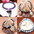 Buy Pick Style: Korean Fashion New Agate Beads Bracelet Bracelet PinkBlue Crystal Bracelet for Wome
