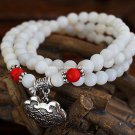 Buy Wholesale High Quality Hainan Natural White Shell Beads Stone Pine Tibetan silver Women Bracele