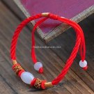 Buy Fashion Red Silk Jade Bead Weave Bracelets Women Gift Simple Shambhala Charm Wholesale Tibetan