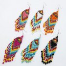 Buy Fashion Vintage Bohemian Ethnic Women Color Tassel Earring Beads Pendent Temperament Summer Ear