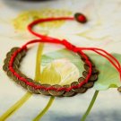 Buy New! ! Wholesale Tibetan China Wind Coins Red string Cotton Weave Bracelets Women Gift Handmade