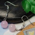 Buy Wholesale Trendy Jewelery Charm Alloy Natural Spar Bead Earring Noble Women Pink  Orange Refine