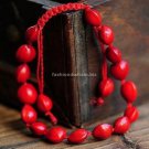 Buy New! ! Wholesale Tibetan Red Natural Silk Weave Bracelets Women Gift Handmade Lucky Fashion Eth