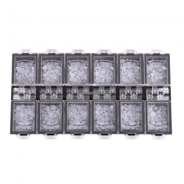 Nail Art Decoration Craft Manicure Tips UV Gel Acrylic Design 3D Flatback Resin Pearl Accessories